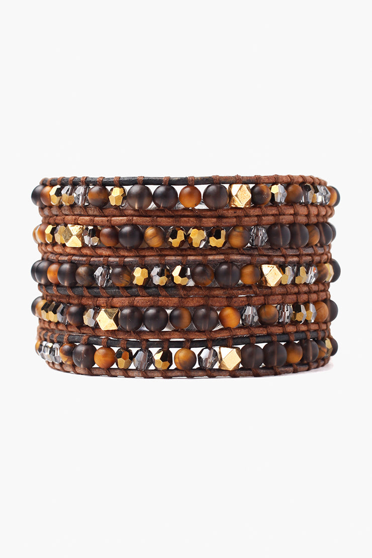 Tigers Eye Wrap Bracelet