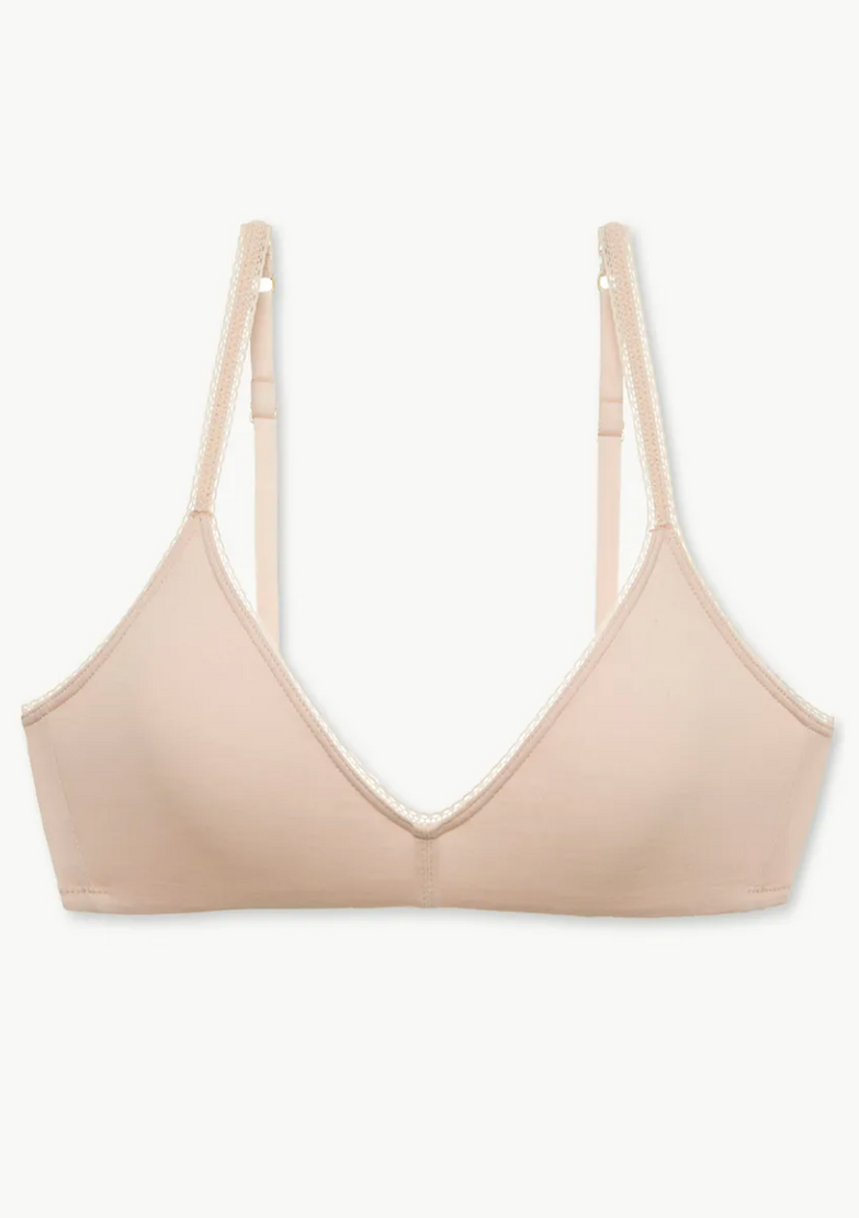 Pima Goddess Plunge Bra