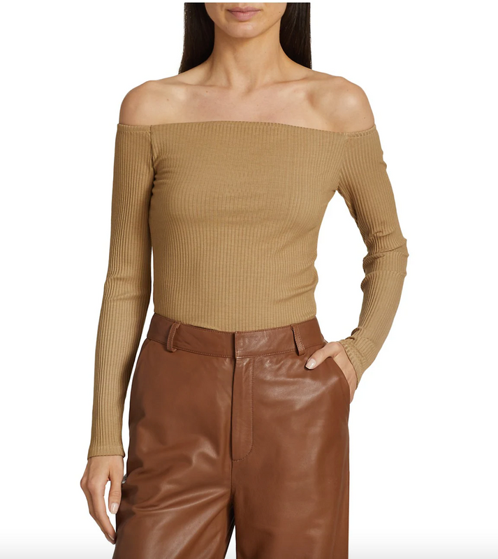 A Coste Off Shoulder Long Sleeve