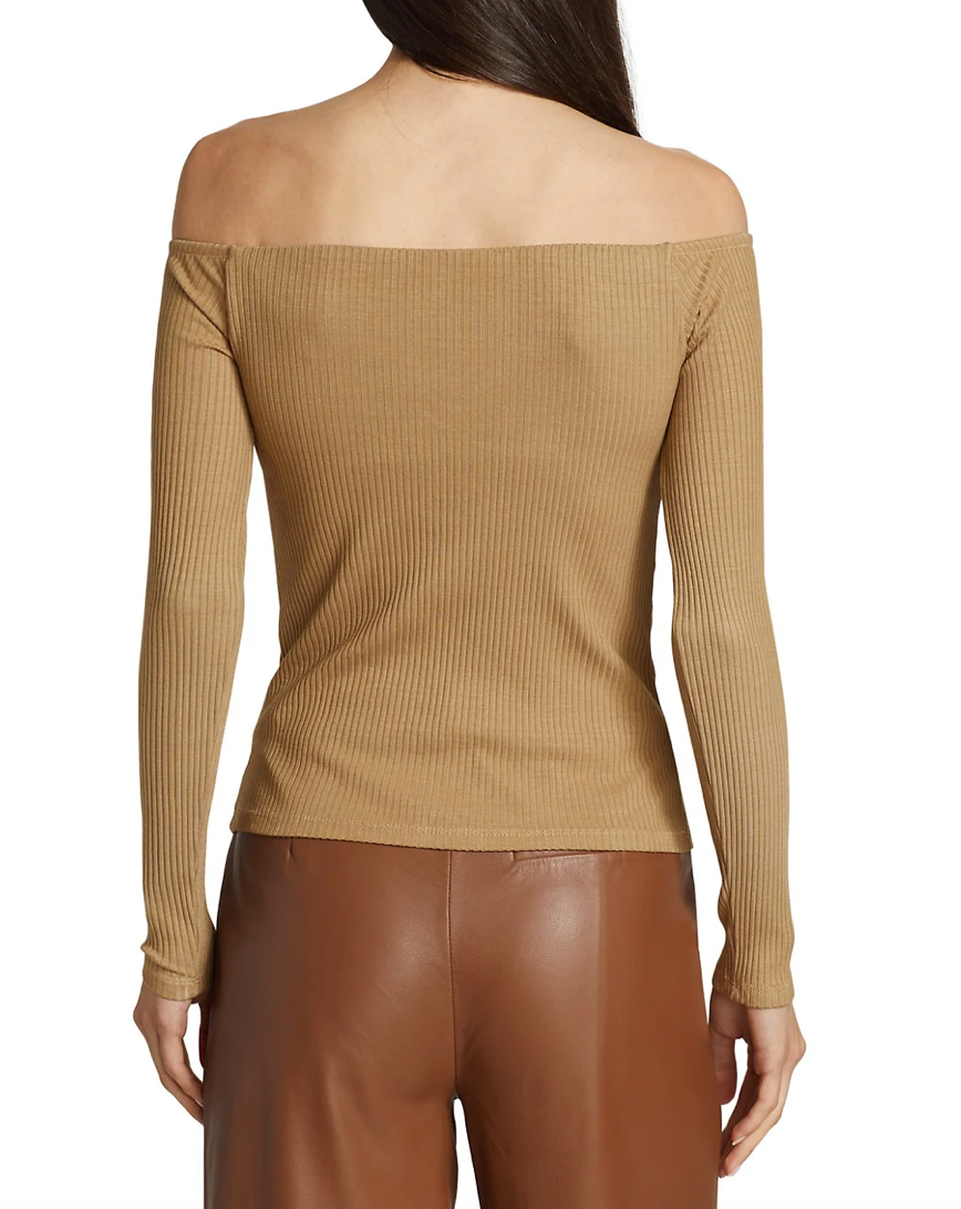 A Coste Off Shoulder Long Sleeve