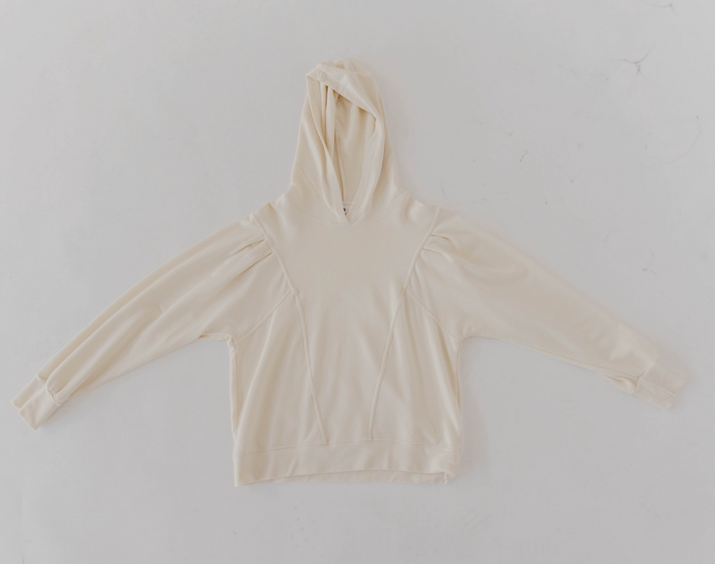 Pleated Hoodie